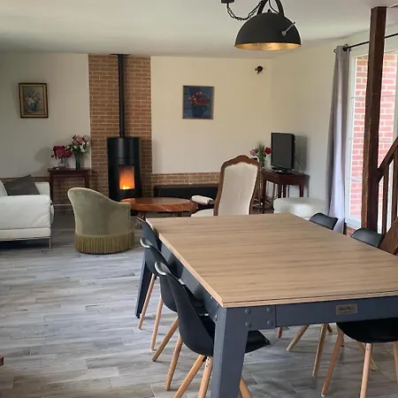 بيت للعطل A V0l D'oiseau - Maison Familiale Avec Jardin, Billard Et Baby-foot Saint-Martin-aux-Buneaux