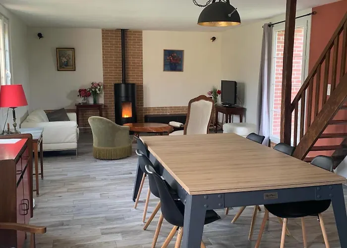 Ferienhaus Longere Normande Avec Jardin A 5 Min Des Petites Dalles Saint-Martin-aux-Buneaux