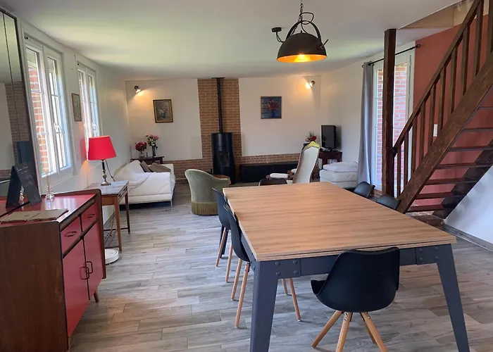 Longere Normande Avec Jardin A 5 Min Des Petites Dalles