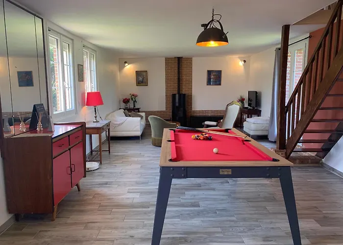 Ferienhaus Longere Normande Avec Jardin A 5 Min Des Petites Dalles *